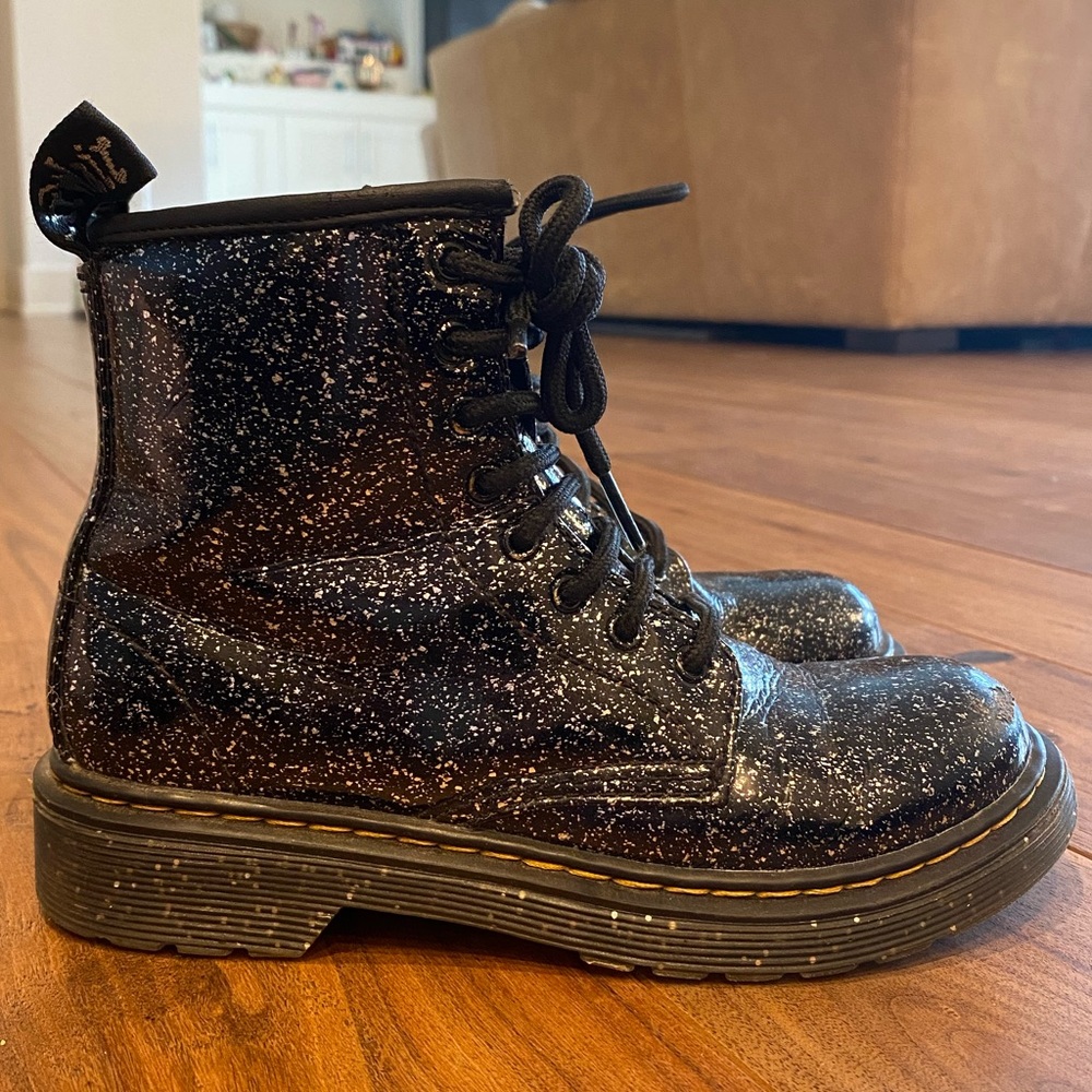 Dr. Martens Sparkle Boots, Little Kids - Size 2
